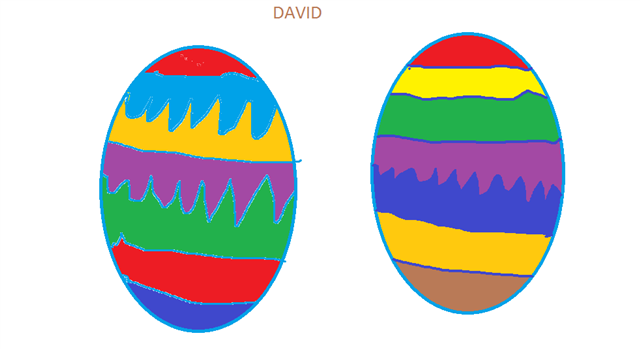 Velikonočni pirhi – risanje učencev PPVi v programu slikar